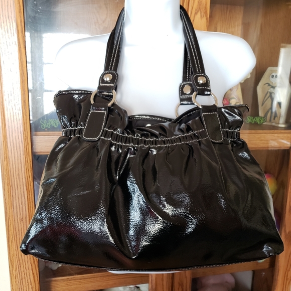 🤩Large olive and black animal print sequin bag 💚 - Picture 6 of 7